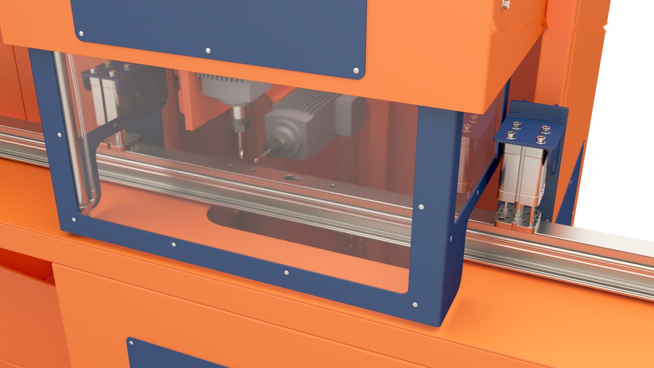 Wise Service Center for automatic milling of aluminum profiles WS710 - Εργαλειομηχανή: φωτογραφία 3 Wise Service Center for automatic milling of aluminum profiles WS710 - Εργαλειομηχανή: φωτογραφία 3