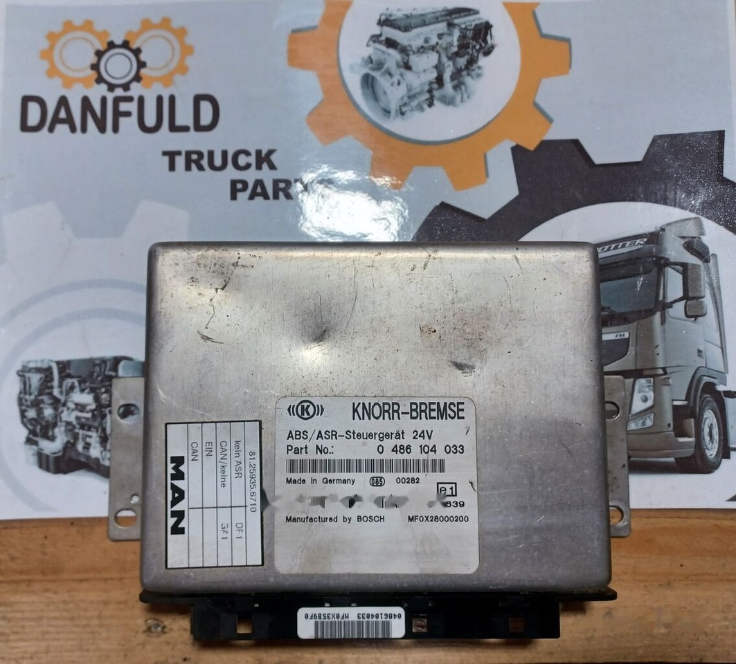 Knorr-Bremse 0486104033 MAN truck - Ηλεκτρονική μονάδα ελέγχου για Φορτηγό: φωτογραφία 1 Knorr-Bremse 0486104033 MAN truck - Ηλεκτρονική μονάδα ελέγχου για Φορτηγό: φωτογραφία 1
