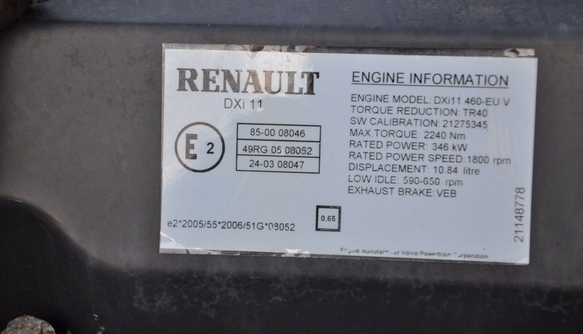 Renault DXi11 Renault PREMIUM DXI - Κινητήρας για Φορτηγό: φωτογραφία 3 Renault DXi11 Renault PREMIUM DXI - Κινητήρας για Φορτηγό: φωτογραφία 3