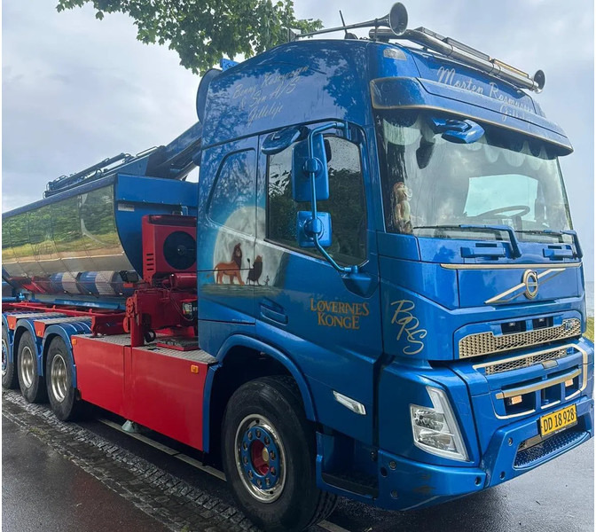 Volvo FM 500 Cable tipper . Hiab 302 crane.no box - Φορτηγό με γερανό: φωτογραφία 4 Volvo FM 500 Cable tipper . Hiab 302 crane.no box - Φορτηγό με γερανό: φωτογραφία 4