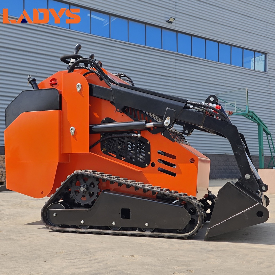 LADYS Free Shipping Mini Skid Steer Loader Compact Track Electric/Diesel Chinese Mini Skid Steer Loader For Sale With Mini Skid Steer Attachments 4 In 1 Bucket - Φορτωτής πλάγιας ολίσθησης: φωτογραφία 2 LADYS Free Shipping Mini Skid Steer Loader Compact Track Electric/Diesel Chinese Mini Skid Steer Loader For Sale With Mini Skid Steer Attachments 4 In 1 Bucket - Φορτωτής πλάγιας ολίσθησης: φωτογραφία 2