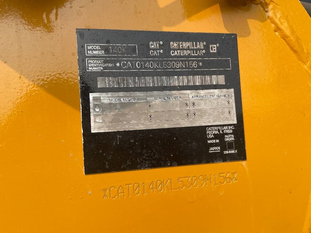 Γκρέιντερ CAT 140 K: φωτογραφία 8