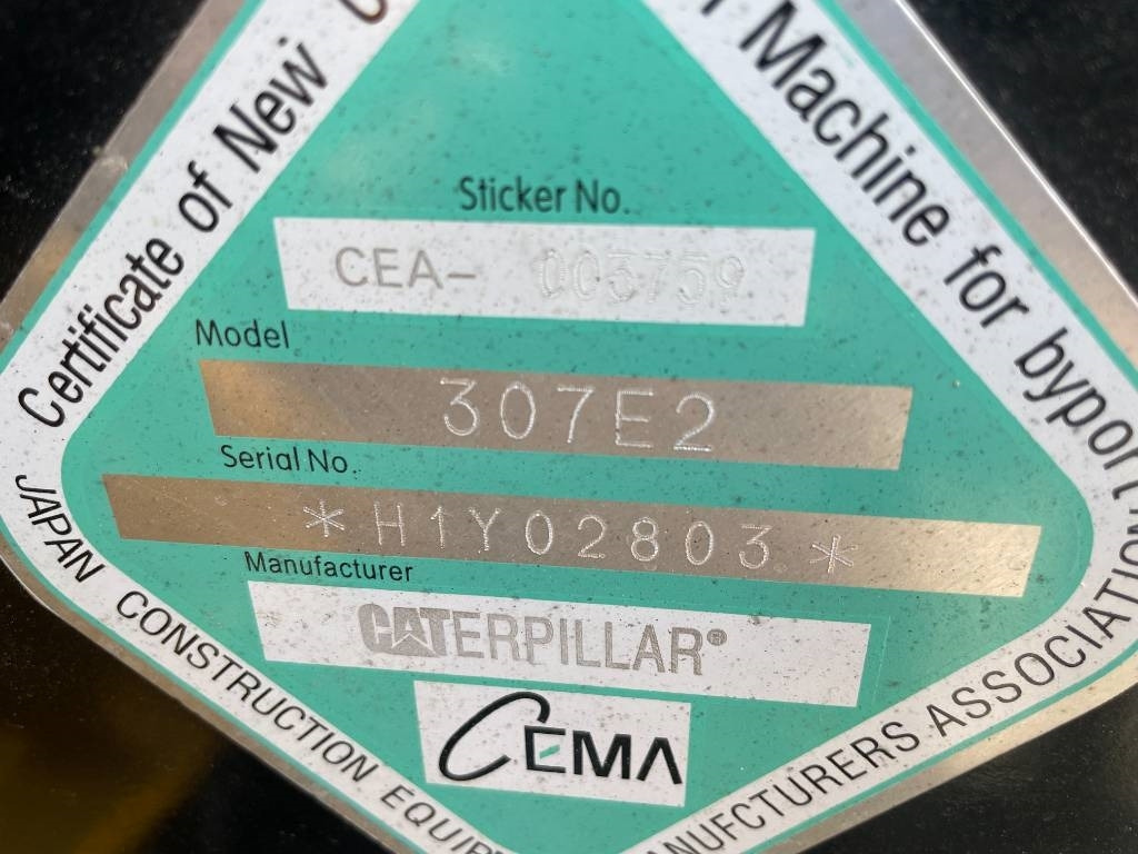 CAT 307 - Μίνι εκσκαφέας: φωτογραφία 5 CAT 307 - Μίνι εκσκαφέας: φωτογραφία 5