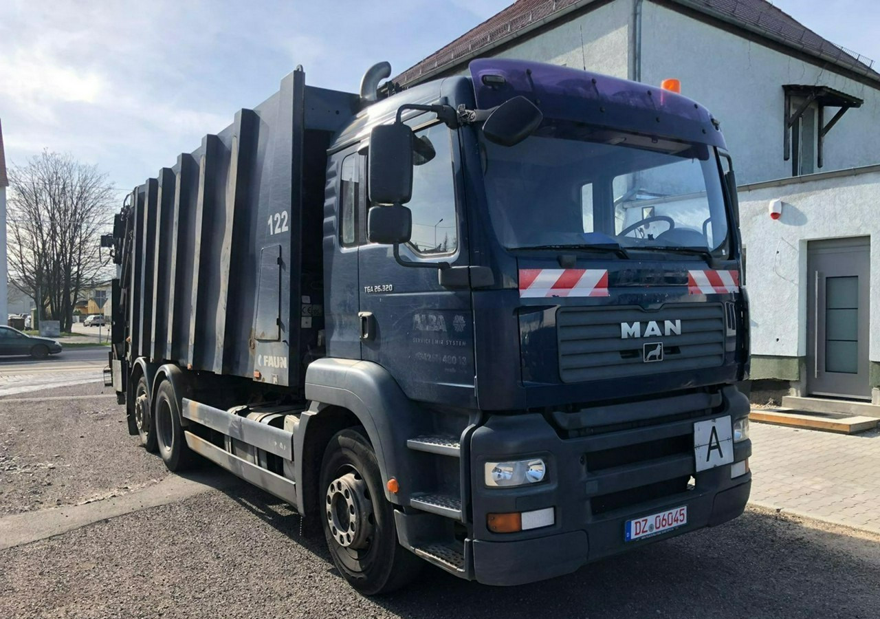 MAN Inny MAN TGA 26.320 Śmieciarka Powerpress 525 FAUN 2008 - Απορριμματοφόρο: φωτογραφία 2 MAN Inny MAN TGA 26.320 Śmieciarka Powerpress 525 FAUN 2008 - Απορριμματοφόρο: φωτογραφία 2