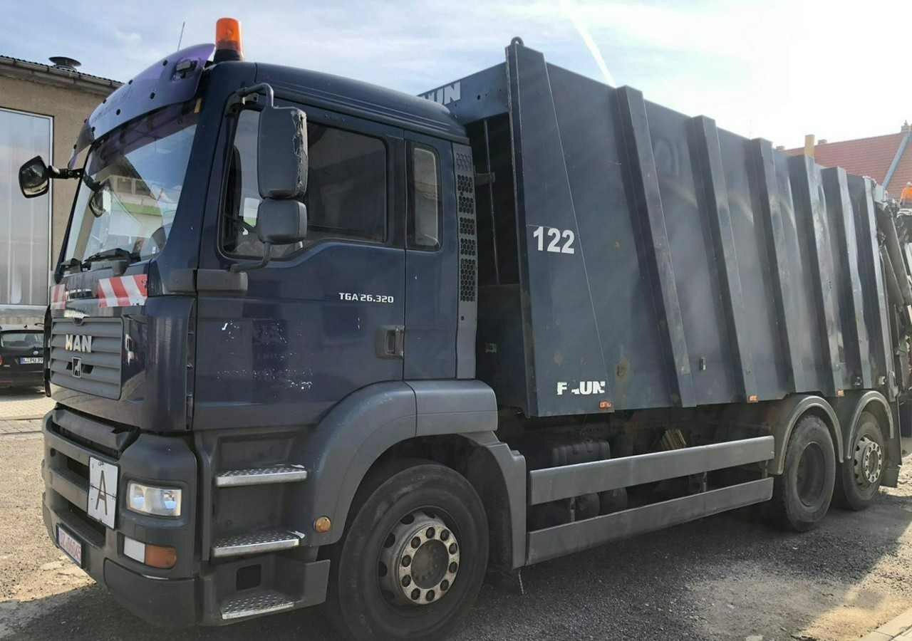 MAN Inny MAN TGA 26.320 Śmieciarka Powerpress 525 FAUN 2008 - Απορριμματοφόρο: φωτογραφία 1 MAN Inny MAN TGA 26.320 Śmieciarka Powerpress 525 FAUN 2008 - Απορριμματοφόρο: φωτογραφία 1