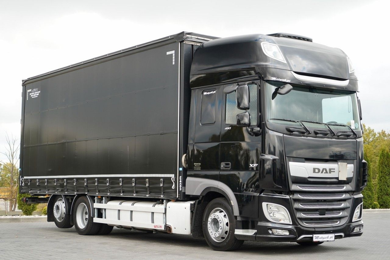 DAF XF 480 / SOLÓWKA / 6X2 / MEGA / OŚ PODNOSZONA / - Φορτηγό μουσαμάς: φωτογραφία 1 DAF XF 480 / SOLÓWKA / 6X2 / MEGA / OŚ PODNOSZONA / - Φορτηγό μουσαμάς: φωτογραφία 1