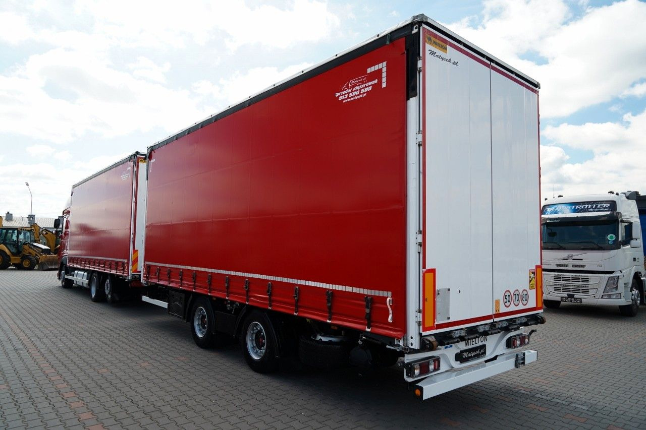 DAF XF 480 / ZESTAW TANDEM / 120 M3 / PRZEJAZDOWY / - Φορτηγό μουσαμάς: φωτογραφία 4 DAF XF 480 / ZESTAW TANDEM / 120 M3 / PRZEJAZDOWY / - Φορτηγό μουσαμάς: φωτογραφία 4