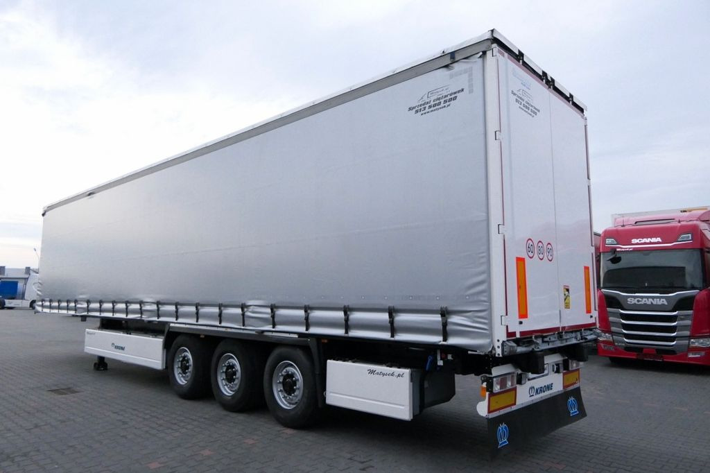Krone CURTAINSIDER/PALLET BOX/LIFTED AXLE/2018 YEAR - Επικαθήμενο κουρτίνα: φωτογραφία 4 Krone CURTAINSIDER/PALLET BOX/LIFTED AXLE/2018 YEAR - Επικαθήμενο κουρτίνα: φωτογραφία 4