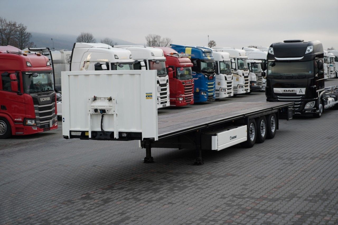 Krone NACZEPA PLATFORMA / OŚ PODNOSZONA / KOSZ NA PAL - Επικαθήμενο πλατφόρμα/ Καρότσα: φωτογραφία 1 Krone NACZEPA PLATFORMA / OŚ PODNOSZONA / KOSZ NA PAL - Επικαθήμενο πλατφόρμα/ Καρότσα: φωτογραφία 1