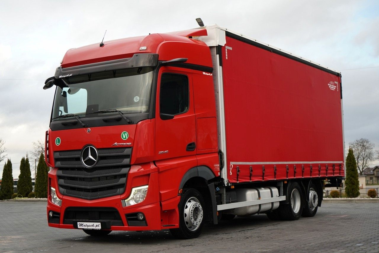 Mercedes-Benz ACTROS / 2545 / SOLÓWKA / 6x2 / I-PARK COOL / - Φορτηγό μουσαμάς: φωτογραφία 1 Mercedes-Benz ACTROS / 2545 / SOLÓWKA / 6x2 / I-PARK COOL / - Φορτηγό μουσαμάς: φωτογραφία 1