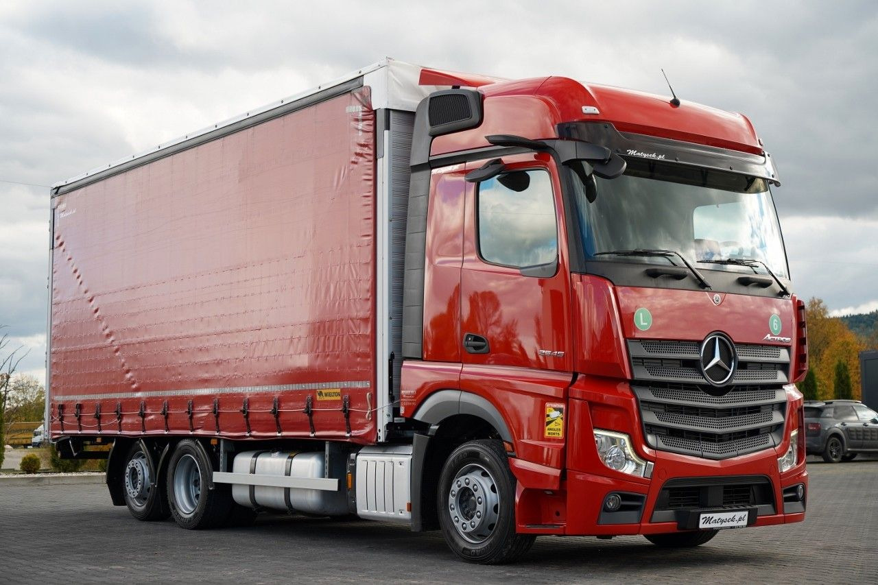 Mercedes-Benz ACTROS 2545 / SOLÓWKA / 6x2 / OŚ PODNOSZONA / B - Φορτηγό μουσαμάς: φωτογραφία 5 Mercedes-Benz ACTROS 2545 / SOLÓWKA / 6x2 / OŚ PODNOSZONA / B - Φορτηγό μουσαμάς: φωτογραφία 5