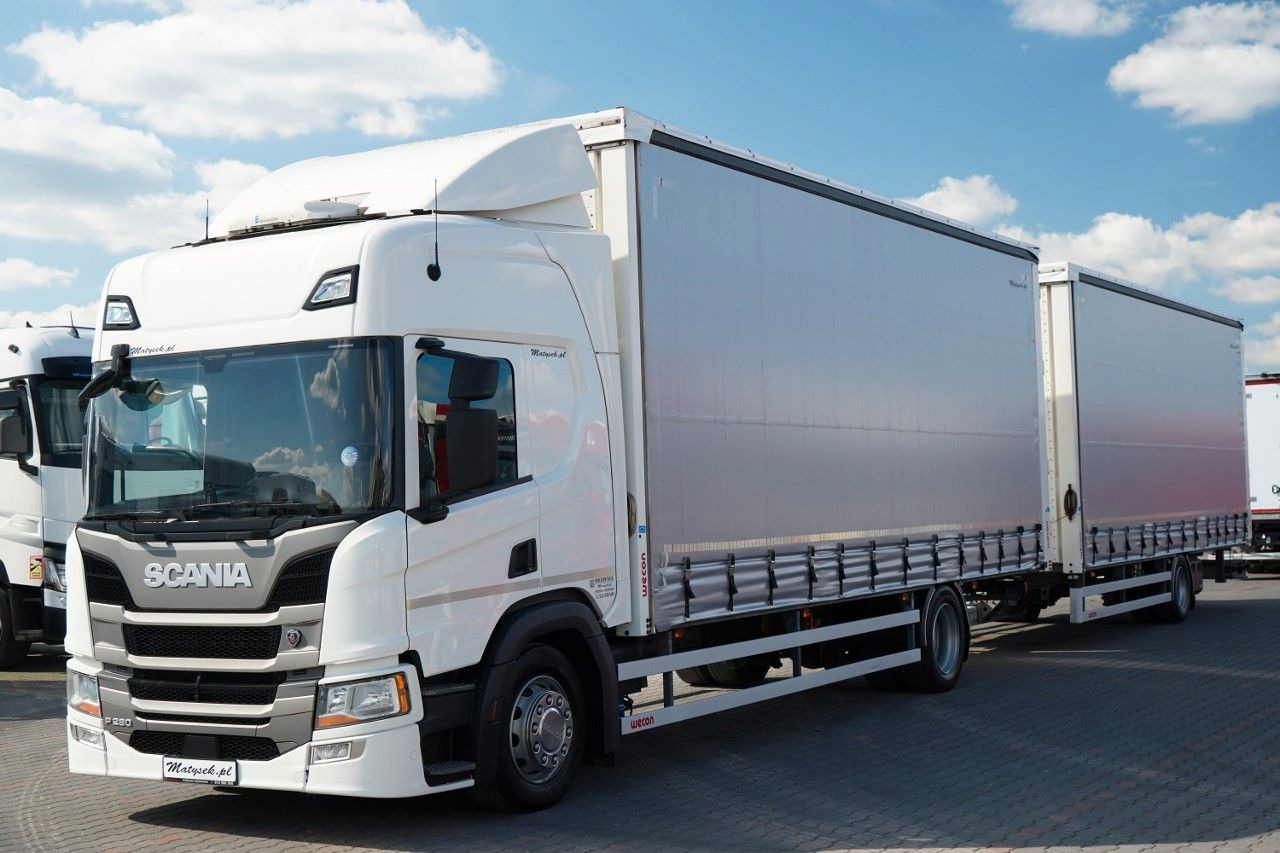 Scania P 280 / ZESTAW TANDEM / 120 M3 / WECON / 2022 R - Φορτηγό μουσαμάς: φωτογραφία 3 Scania P 280 / ZESTAW TANDEM / 120 M3 / WECON / 2022 R - Φορτηγό μουσαμάς: φωτογραφία 3