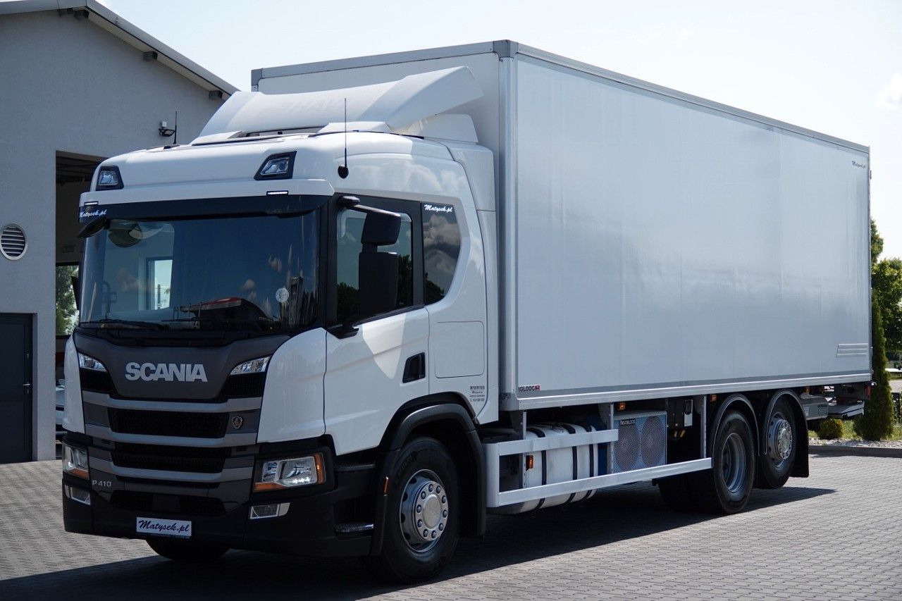 Scania P 410 / 6X2 /CHŁODNIA / SLÓWKA / Agregat THERMO - Φορτηγό ψυγείο: φωτογραφία 2 Scania P 410 / 6X2 /CHŁODNIA / SLÓWKA / Agregat THERMO - Φορτηγό ψυγείο: φωτογραφία 2