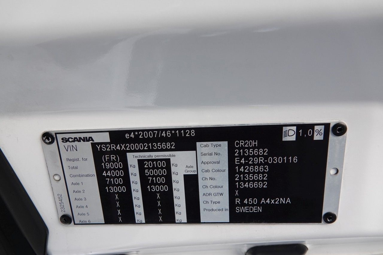 Τράκτορας Scania R 450 / RETARDER / I-PARK COOL / OPONY 100% / PO: φωτογραφία 18