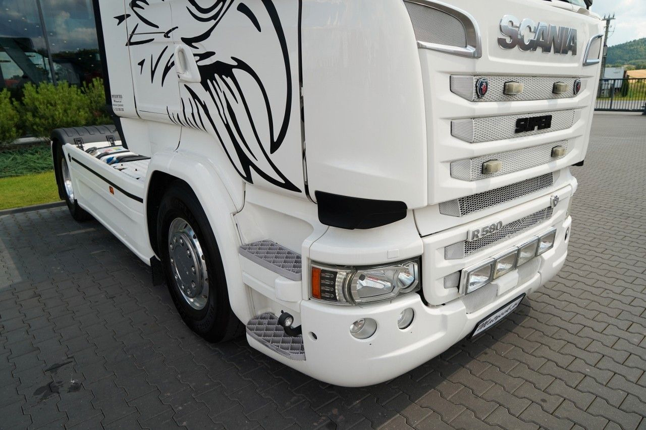 Τράκτορας Scania R 580 / V8 / RETARDER / CAŁA NA PODUSZKACH: φωτογραφία 7