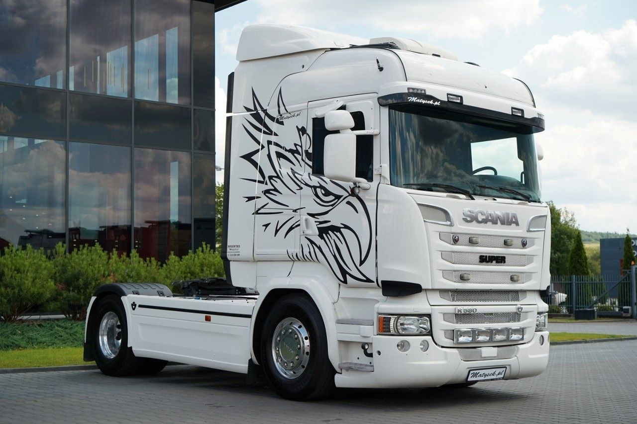 Scania R 580 / V8 / RETARDER / CAŁA NA PODUSZKACH - Τράκτορας: φωτογραφία 1 Scania R 580 / V8 / RETARDER / CAŁA NA PODUSZKACH - Τράκτορας: φωτογραφία 1