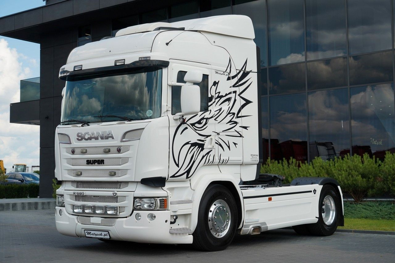 Scania R 580 / V8 / RETARDER / CAŁA NA PODUSZKACH - Τράκτορας: φωτογραφία 2 Scania R 580 / V8 / RETARDER / CAŁA NA PODUSZKACH - Τράκτορας: φωτογραφία 2