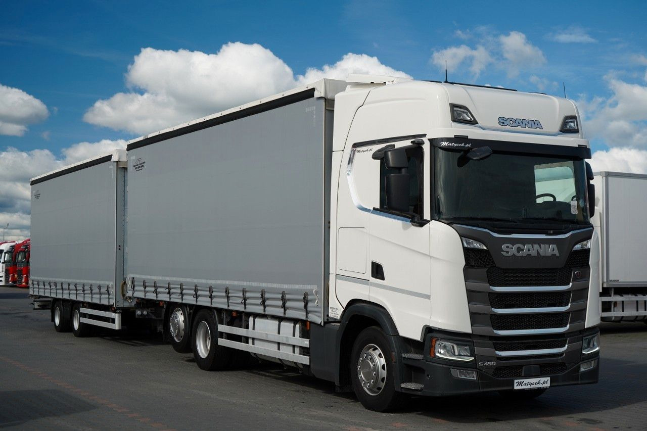 Scania S 450 / ZESTAW TANDEM / 120 M3 /  I-PARK COOL Scania S 450 / ZESTAW TANDEM / 120 M3 / PO KONTRAKCIE S - Φορτηγό μουσαμάς: φωτογραφία 1 Scania S 450 / ZESTAW TANDEM / 120 M3 /  I-PARK COOL Scania S 450 / ZESTAW TANDEM / 120 M3 / PO KONTRAKCIE S - Φορτηγό μουσαμάς: φωτογραφία 1