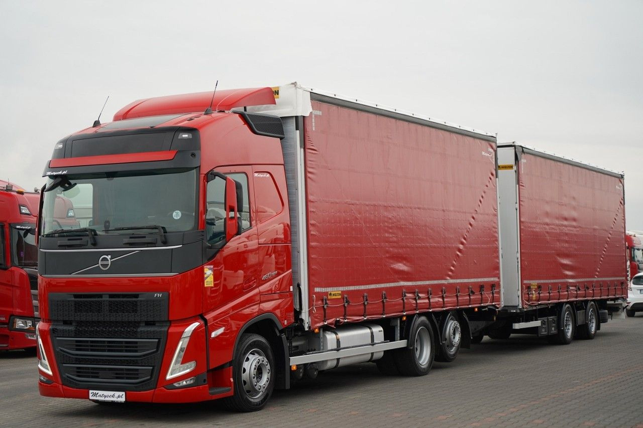 Volvo FH 460 / ZESTAW TANDEM / 120 M3 / PRZEJAZDOWY / - Φορτηγό μουσαμάς: φωτογραφία 2 Volvo FH 460 / ZESTAW TANDEM / 120 M3 / PRZEJAZDOWY / - Φορτηγό μουσαμάς: φωτογραφία 2