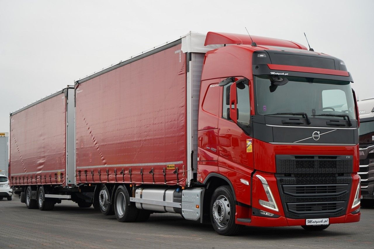 Volvo FH 460 / ZESTAW TANDEM / 120 M3 / PRZEJAZDOWY / - Φορτηγό μουσαμάς: φωτογραφία 1 Volvo FH 460 / ZESTAW TANDEM / 120 M3 / PRZEJAZDOWY / - Φορτηγό μουσαμάς: φωτογραφία 1