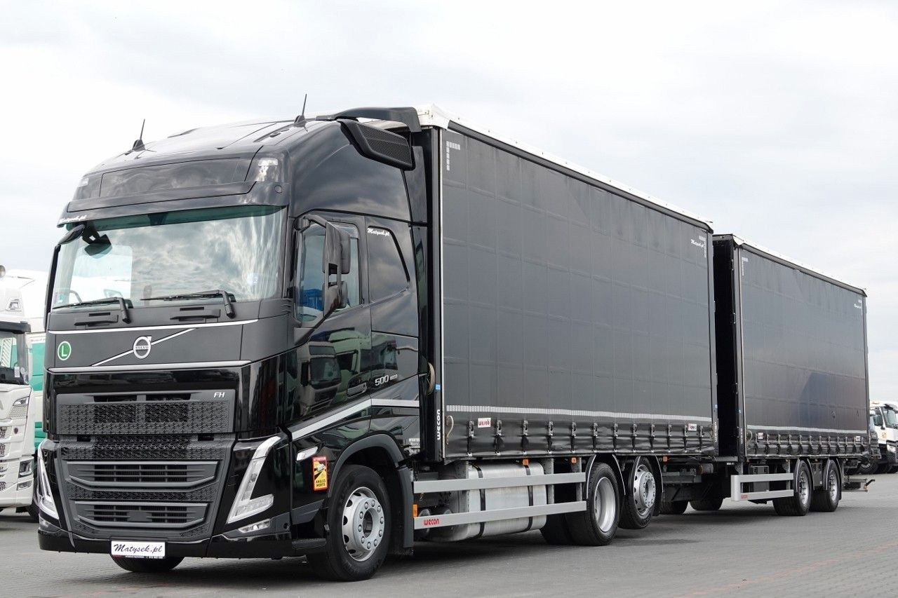 Volvo FH 500 / I-SAVE / XL / ZESTAW TANDEM PRZEJAZDOW - Φορτηγό μουσαμάς: φωτογραφία 2 Volvo FH 500 / I-SAVE / XL / ZESTAW TANDEM PRZEJAZDOW - Φορτηγό μουσαμάς: φωτογραφία 2