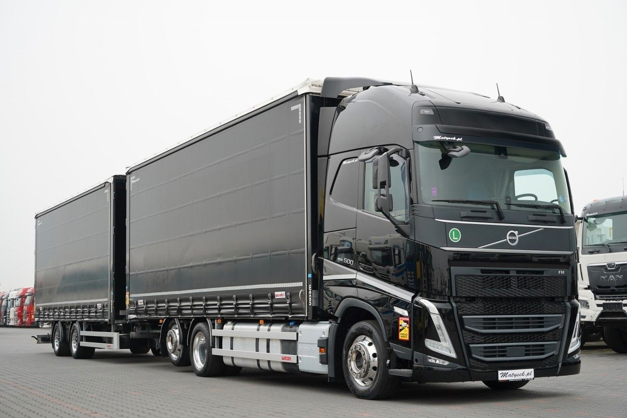 Volvo FH 500 /XXL / ZESTAW TANDEM PRZEJAZDOWY 120 M3 / - Φορτηγό μουσαμάς, Τρέιλερ κουρτίνα: φωτογραφία 3 Volvo FH 500 /XXL / ZESTAW TANDEM PRZEJAZDOWY 120 M3 / - Φορτηγό μουσαμάς, Τρέιλερ κουρτίνα: φωτογραφία 3
