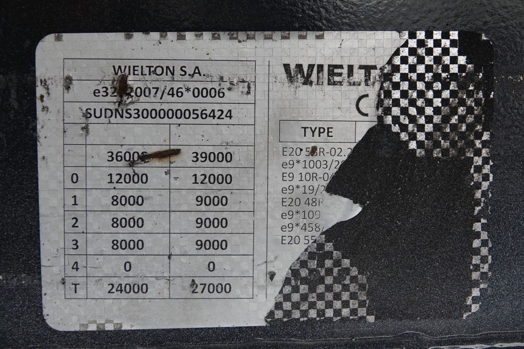 Επικαθήμενο κουρτίνα Wielton FIRANKA / MEGA / LOWDECK / OŚ PODNOSZONA / 2016: φωτογραφία 19