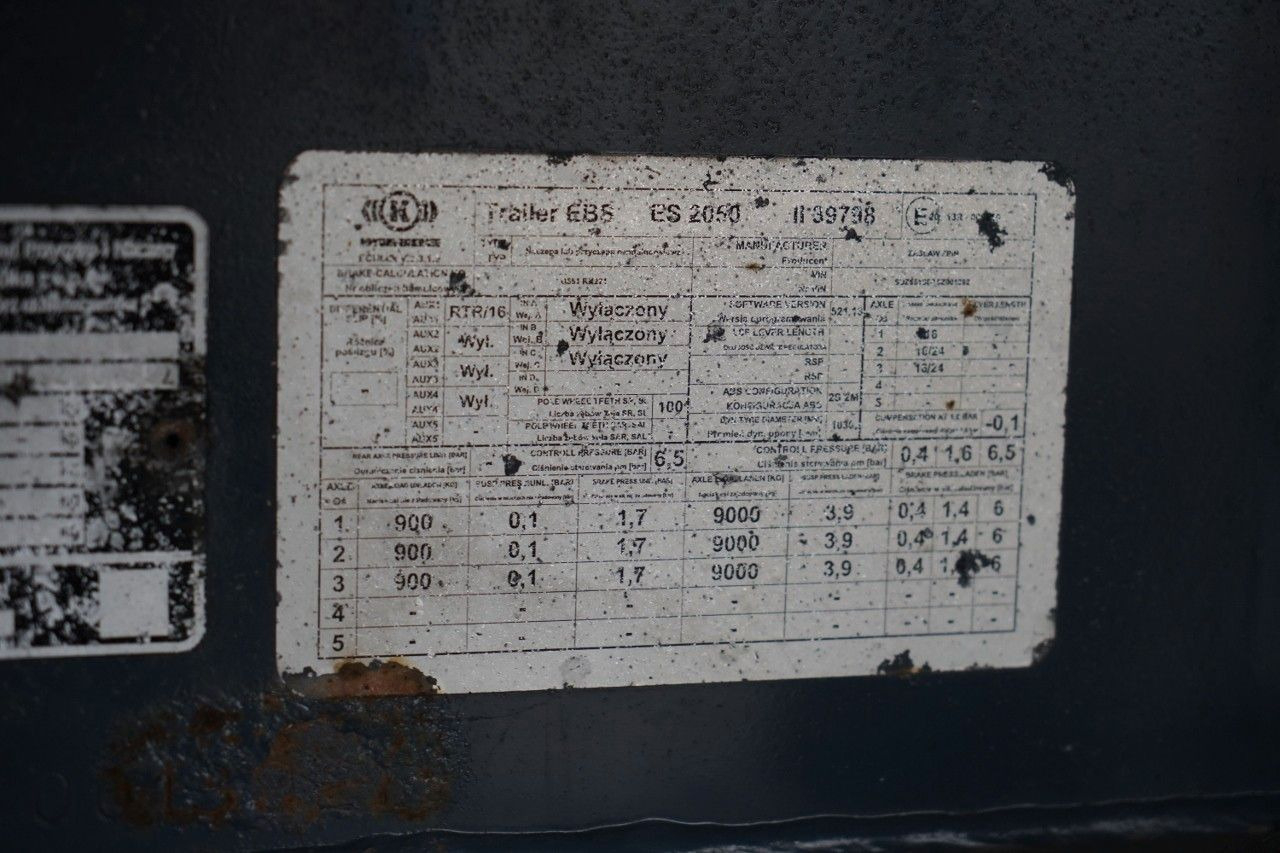 Επικαθήμενο πλατφόρμα/ Καρότσα ZASŁAW  PLATFORMA NISKOPODWOZIOWA + HAKI PODKONTENERY: φωτογραφία 24