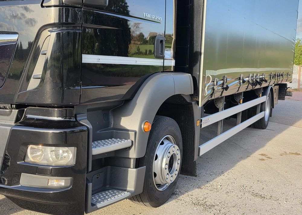 Φορτηγό μουσαμάς MAN TGM 12.290 / 15.290 / E6/ FIRANKA /BOCZNE DRZWI / BURTO-FIRANKA / 18PALET / WINDA / NISKI PRZEBIEG / 2018/ CAŁY NA PODUSZKACH / SERWISOWANY: φωτογραφία 16