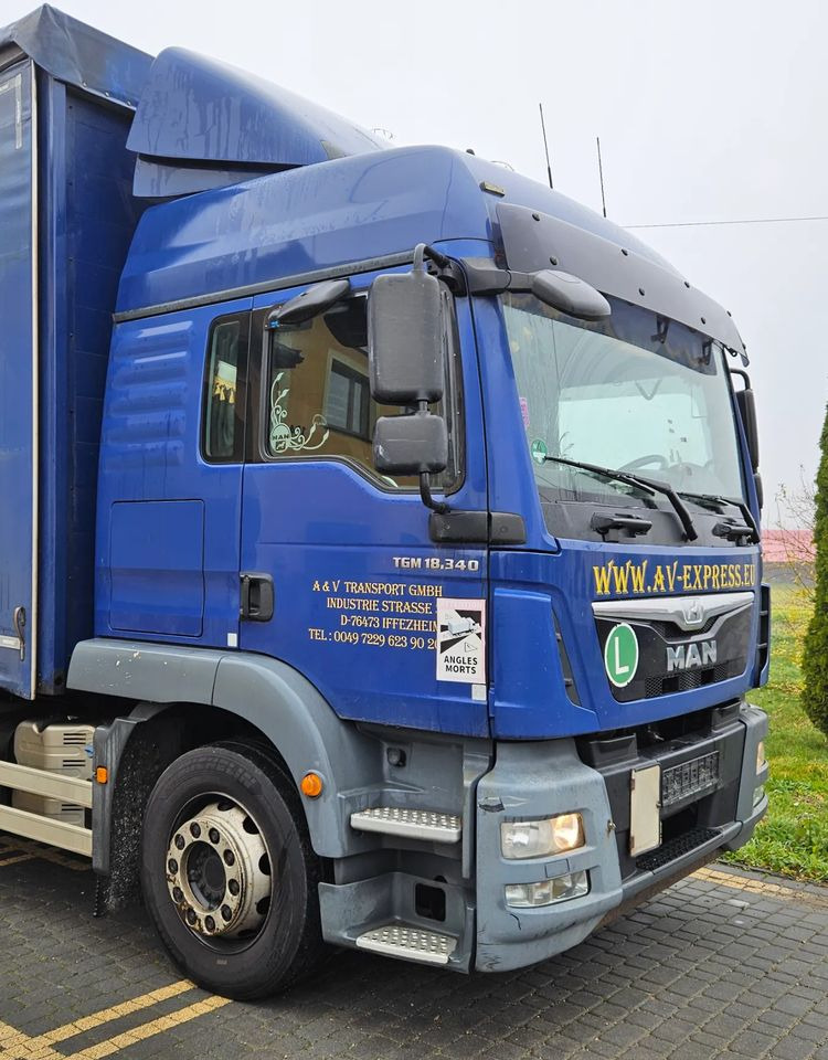 MAN TGM 18.340 / FIRANKA / SPROWADZONY / 9100 ŁADOWNOŚĆ / 18 PALET / E6 / WINDA / - Φορτηγό μουσαμάς: φωτογραφία 5 MAN TGM 18.340 / FIRANKA / SPROWADZONY / 9100 ŁADOWNOŚĆ / 18 PALET / E6 / WINDA / - Φορτηγό μουσαμάς: φωτογραφία 5