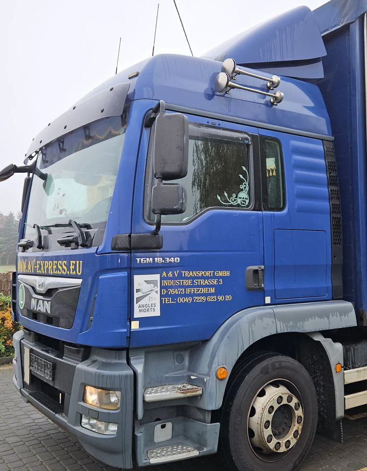 MAN TGM 18.340 / FIRANKA / SPROWADZONY / 9100 ŁADOWNOŚĆ / 18 PALET / E6 / WINDA / - Φορτηγό μουσαμάς: φωτογραφία 4 MAN TGM 18.340 / FIRANKA / SPROWADZONY / 9100 ŁADOWNOŚĆ / 18 PALET / E6 / WINDA / - Φορτηγό μουσαμάς: φωτογραφία 4