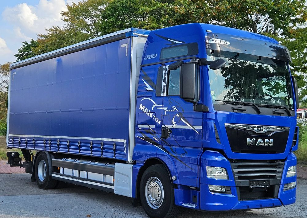 MAN TGX 18.430 / FIRANKA / WINDA / KLIMA POSTOJOWA / 300TYŚ PRZEBIEG / 2020 /E6 / KLIMA POSTOJOWA / SPROWADZONY / JAK NOWY / AUTOMAT - Φορτηγό μουσαμάς: φωτογραφία 2 MAN TGX 18.430 / FIRANKA / WINDA / KLIMA POSTOJOWA / 300TYŚ PRZEBIEG / 2020 /E6 / KLIMA POSTOJOWA / SPROWADZONY / JAK NOWY / AUTOMAT - Φορτηγό μουσαμάς: φωτογραφία 2