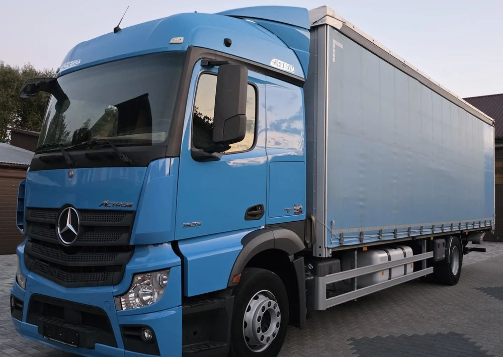 Mercedes-Benz ACTROS 1833 / FIRANKA/ WINDA / 22PALETY / 8760 ŁADOWNOŚĆ / AUTOMAT / DUŻY SILNIK / SYPIALKA / - Φορτηγό μουσαμάς: φωτογραφία 1 Mercedes-Benz ACTROS 1833 / FIRANKA/ WINDA / 22PALETY / 8760 ŁADOWNOŚĆ / AUTOMAT / DUŻY SILNIK / SYPIALKA / - Φορτηγό μουσαμάς: φωτογραφία 1