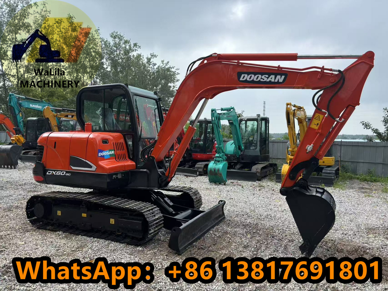 DOOSAN DX60-9 - Μίνι εκσκαφέας: φωτογραφία 5 DOOSAN DX60-9 - Μίνι εκσκαφέας: φωτογραφία 5