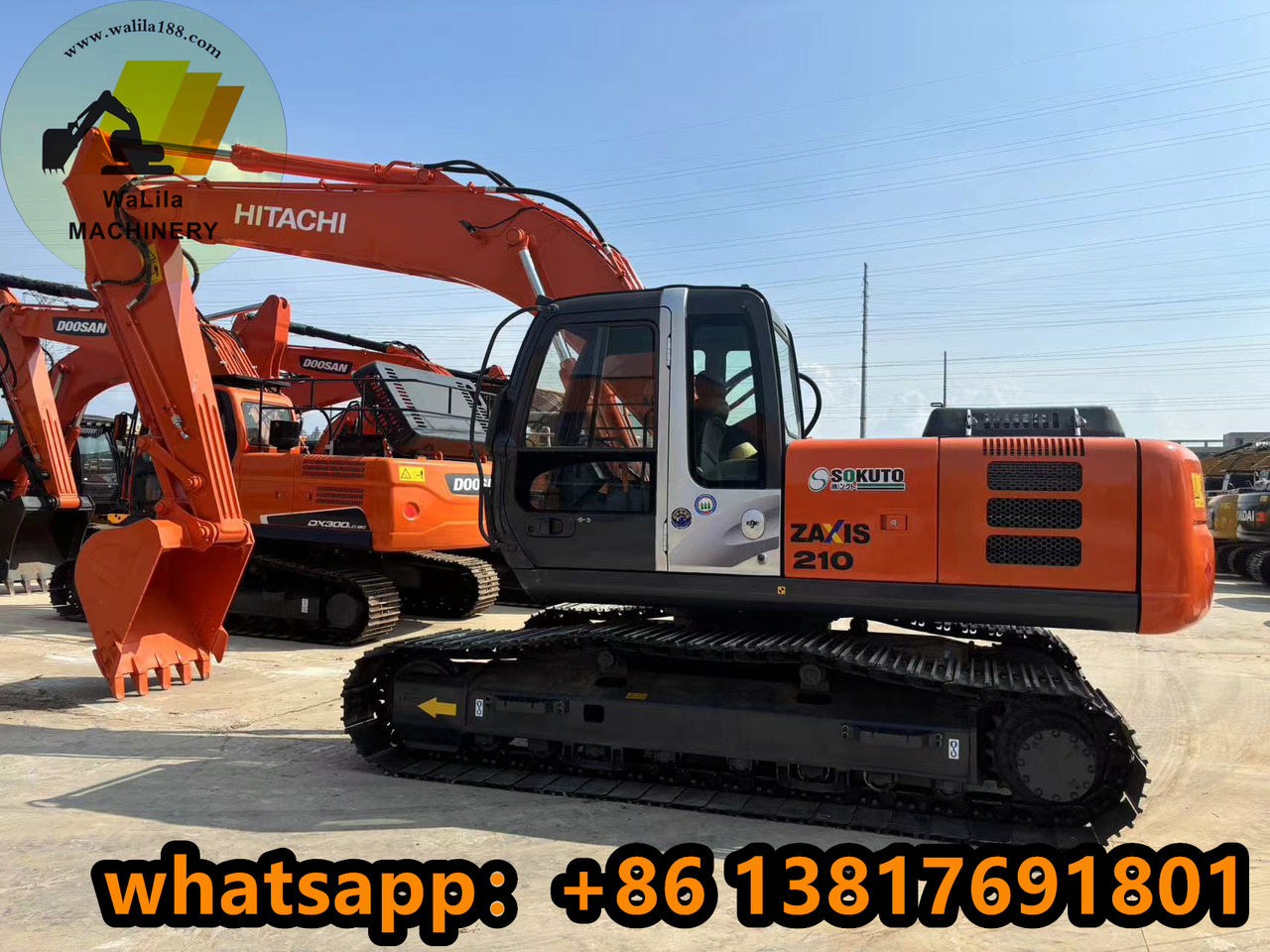 HITACHI ZX210 - Ερπυστριοφόρος εκσκαφέας: φωτογραφία 1 HITACHI ZX210 - Ερπυστριοφόρος εκσκαφέας: φωτογραφία 1