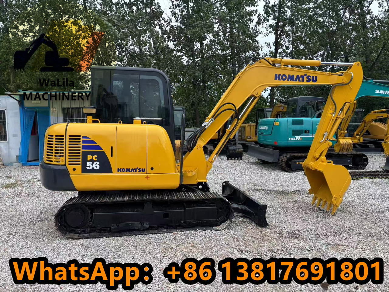 KOMATSU PC56 - Μίνι εκσκαφέας: φωτογραφία 1 KOMATSU PC56 - Μίνι εκσκαφέας: φωτογραφία 1