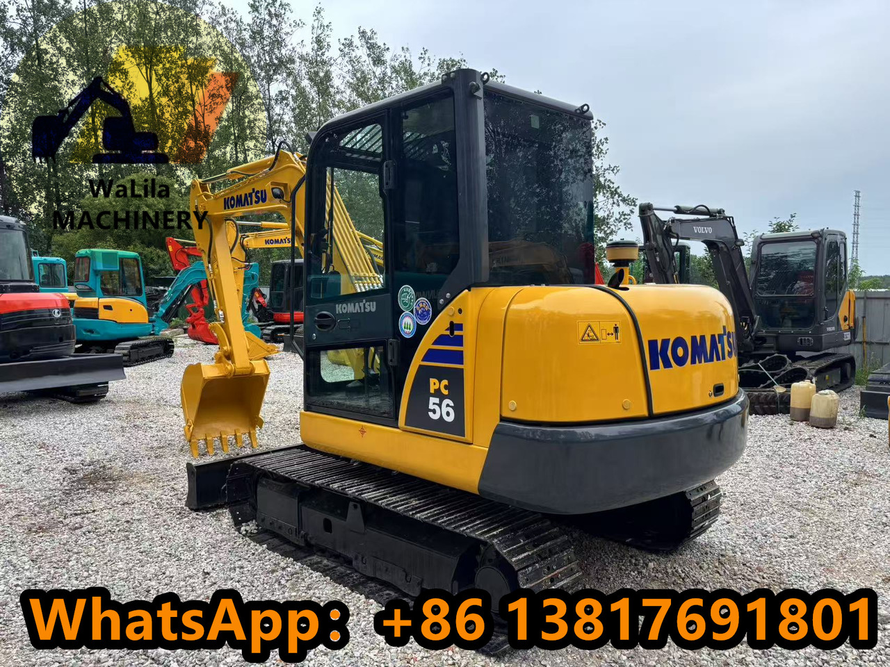 KOMATSU PC56 - Μίνι εκσκαφέας: φωτογραφία 3 KOMATSU PC56 - Μίνι εκσκαφέας: φωτογραφία 3