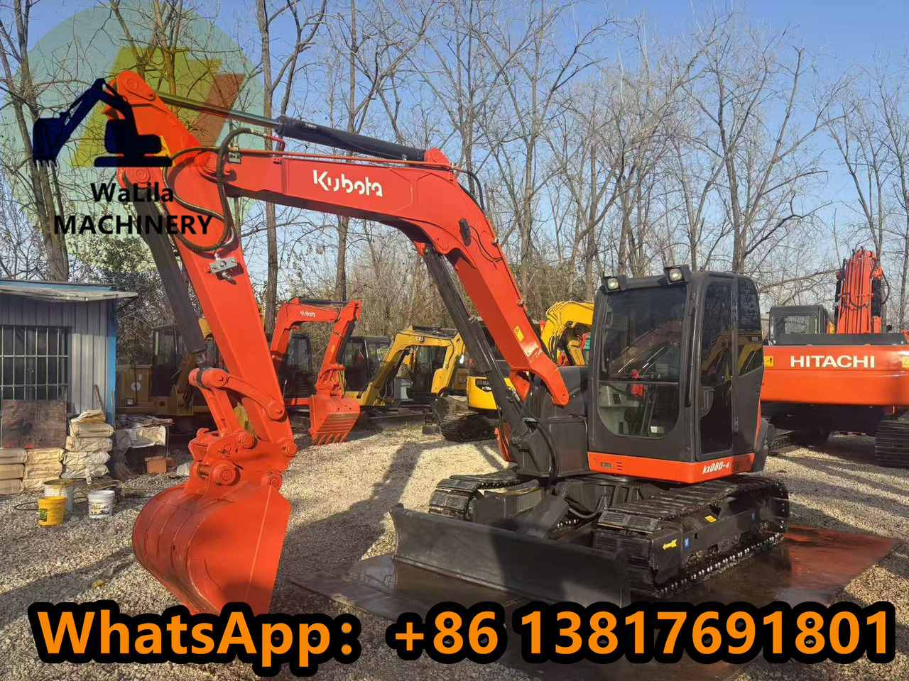 Μίνι εκσκαφέας KUBOTA KX080-4: φωτογραφία 8 Μίνι εκσκαφέας KUBOTA KX080-4: φωτογραφία 8