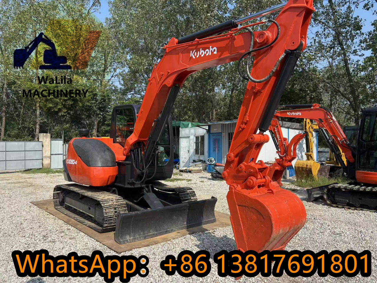 Μίνι εκσκαφέας KUBOTA KX080-4: φωτογραφία 6