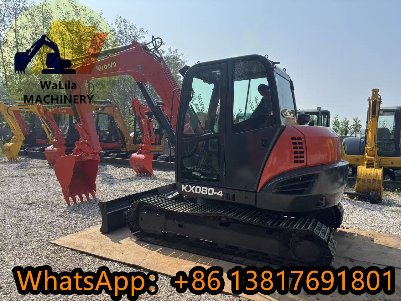 KUBOTA KX080 - Μίνι εκσκαφέας: φωτογραφία 1 KUBOTA KX080 - Μίνι εκσκαφέας: φωτογραφία 1