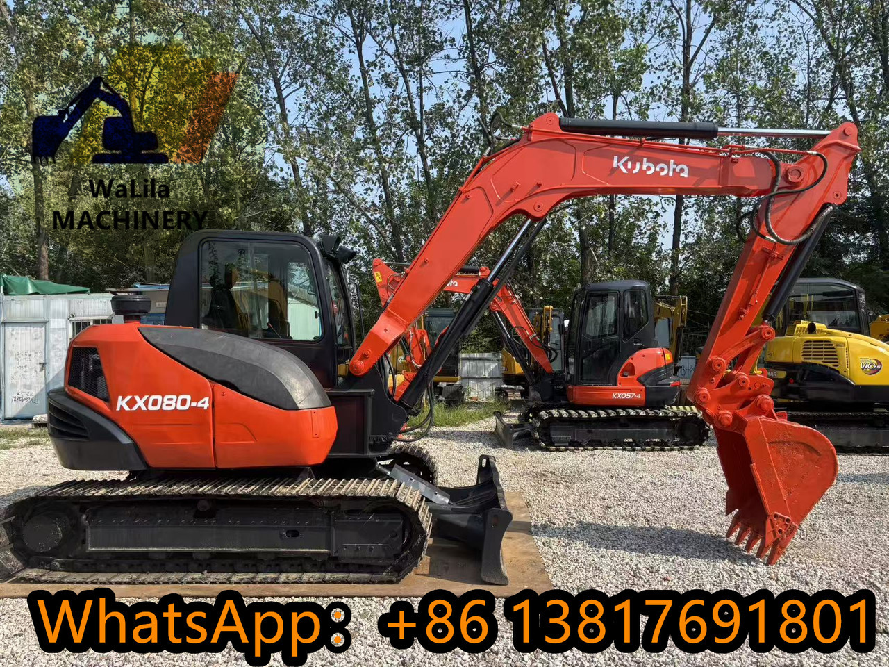 KUBOTA KX080 - Μίνι εκσκαφέας: φωτογραφία 5 KUBOTA KX080 - Μίνι εκσκαφέας: φωτογραφία 5