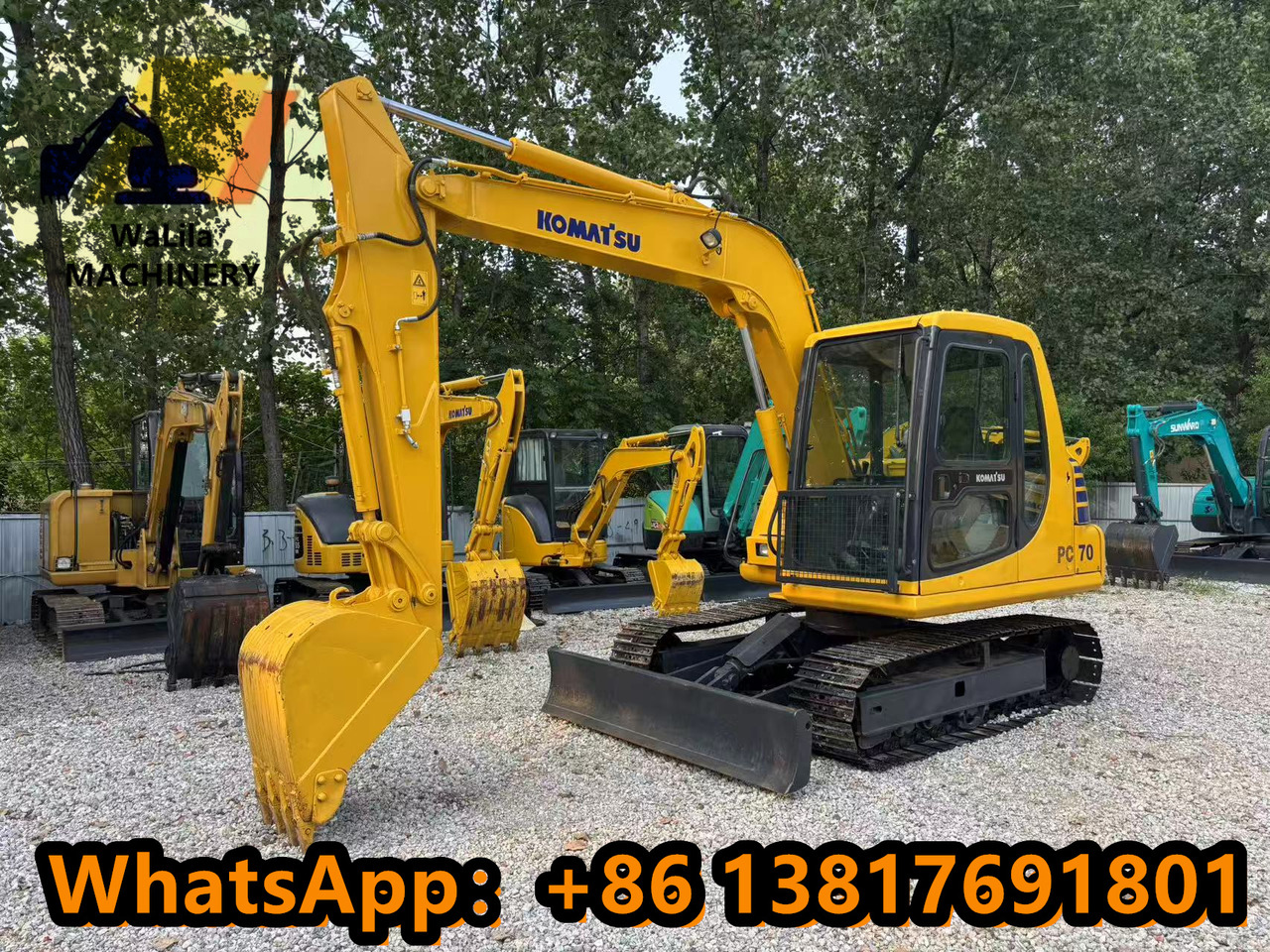 Μίνι εκσκαφέας Komatsu 70-6: φωτογραφία 9