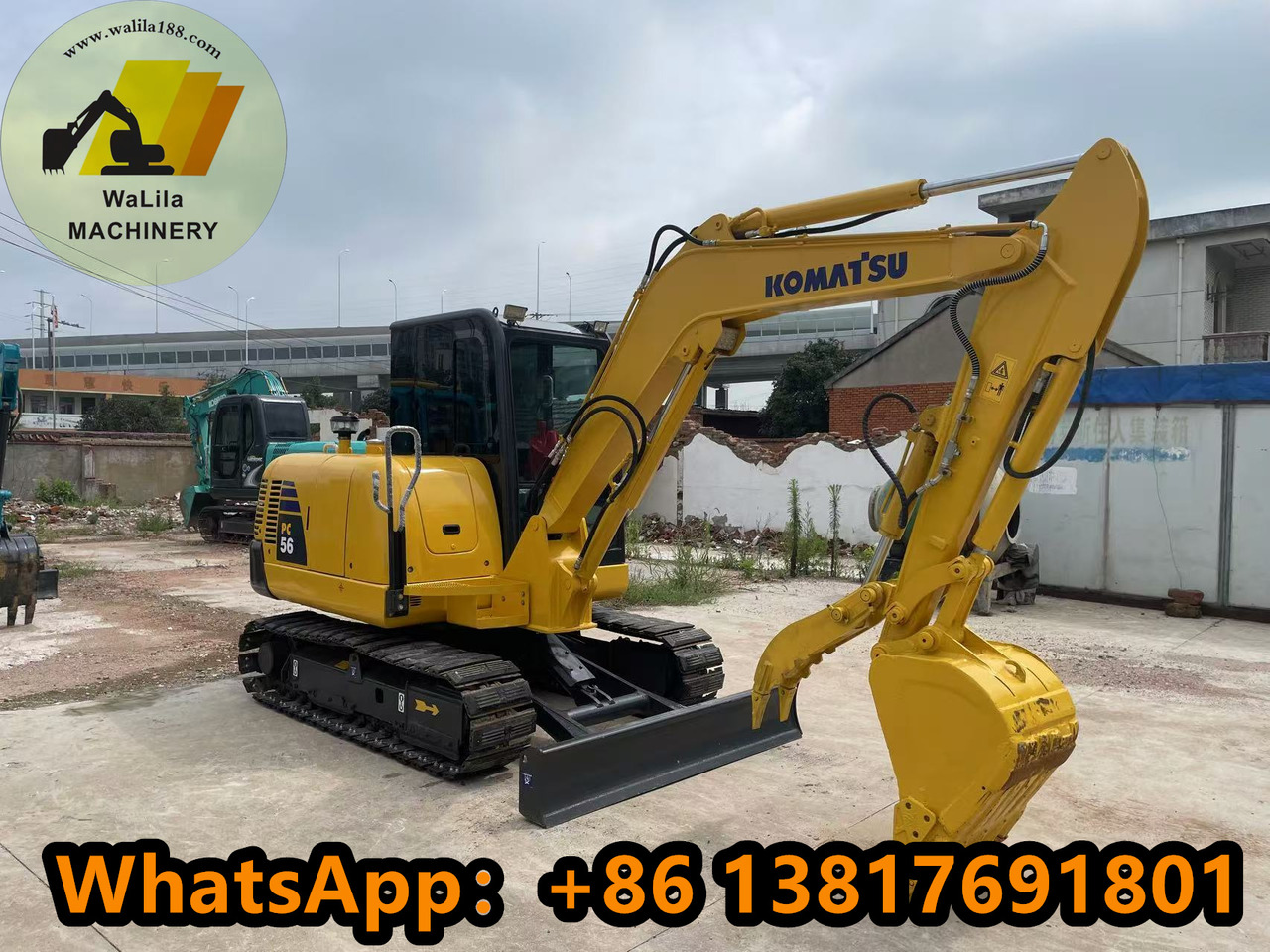 Μίνι εκσκαφέας Komatsu PC 56-7 PC56-7: φωτογραφία 9