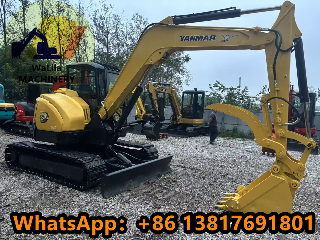 YANMAR VIO75 - Μίνι εκσκαφέας: φωτογραφία 4 YANMAR VIO75 - Μίνι εκσκαφέας: φωτογραφία 4