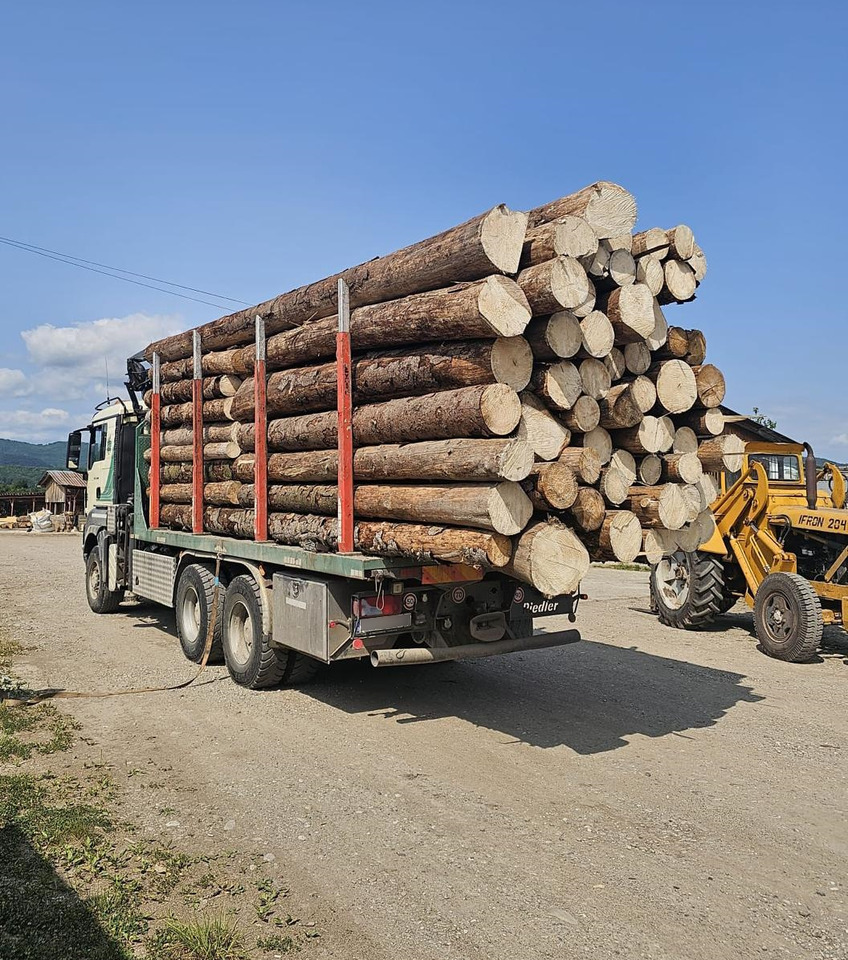 MAN 33.480 6x6 - Φορτηγό ξυλείας: φωτογραφία 4 MAN 33.480 6x6 - Φορτηγό ξυλείας: φωτογραφία 4