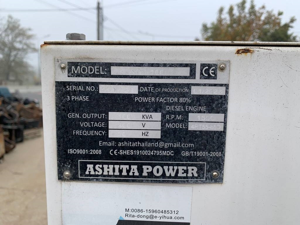 Ashita AG3-100 - Βιομηχανική γεννήτρια: φωτογραφία 3 Ashita AG3-100 - Βιομηχανική γεννήτρια: φωτογραφία 3