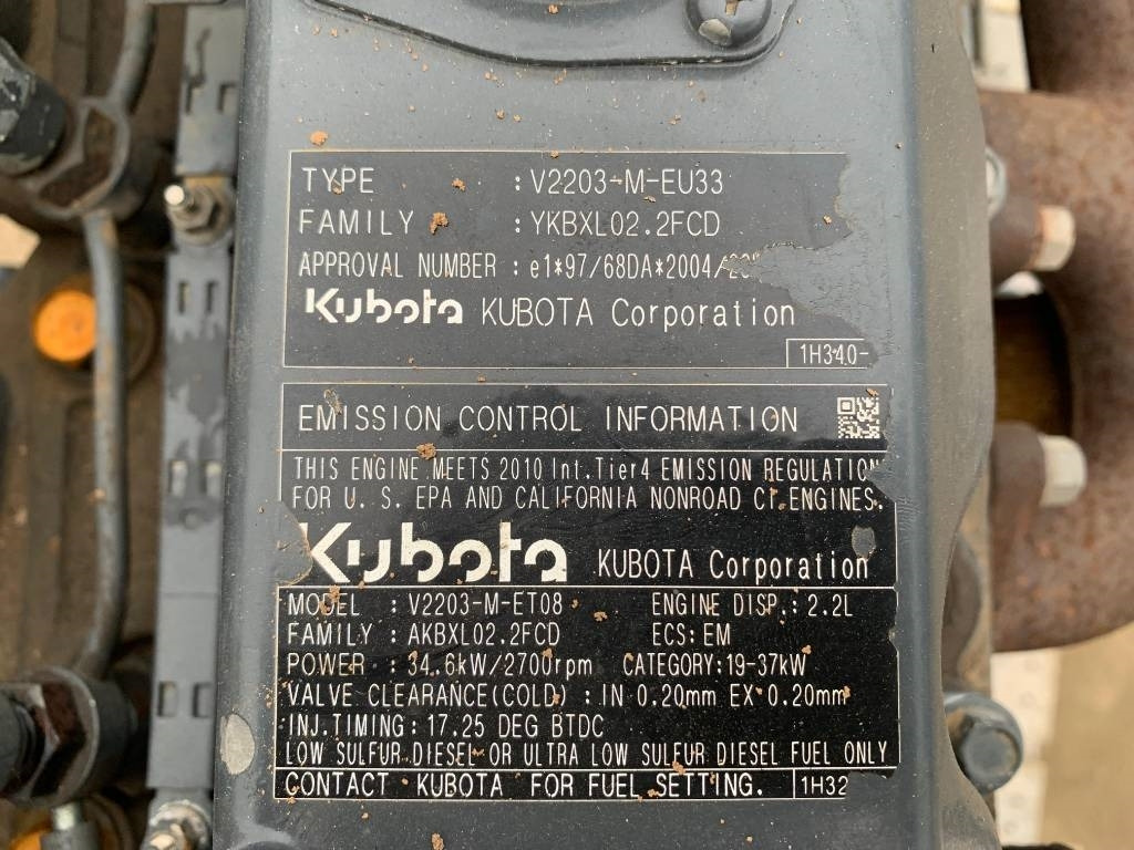Kubota V 2203 ENGINE - Κινητήρας για Κατασκευή μηχανήματα: φωτογραφία 4 Kubota V 2203 ENGINE - Κινητήρας για Κατασκευή μηχανήματα: φωτογραφία 4