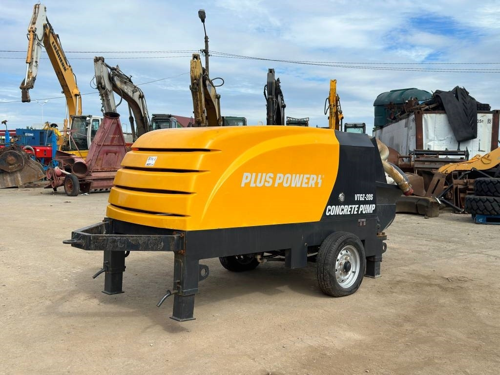 Plus Power VTGZ-20S - Σταθερή αντλία σκυροδέματος: φωτογραφία 1 Plus Power VTGZ-20S - Σταθερή αντλία σκυροδέματος: φωτογραφία 1