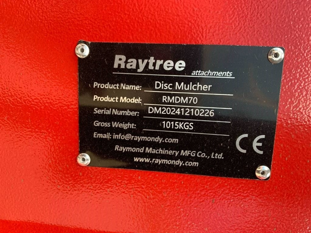Raytree RMDM70 Mulcher - Καταστροφέας κλαδιών: φωτογραφία 4 Raytree RMDM70 Mulcher - Καταστροφέας κλαδιών: φωτογραφία 4