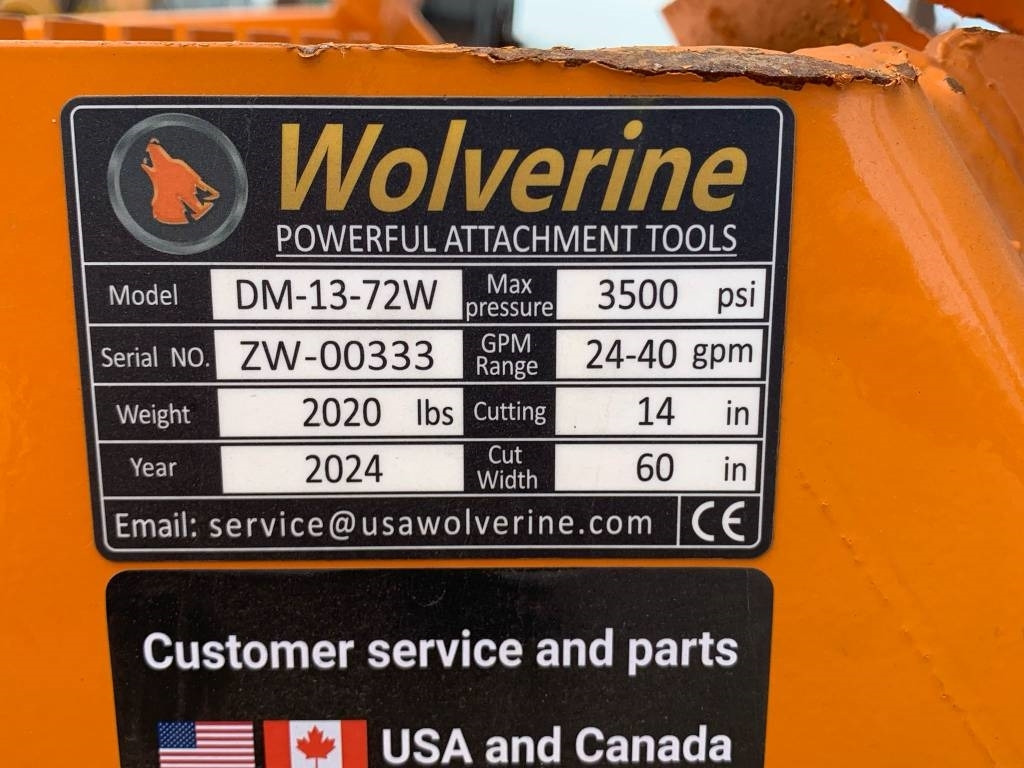 Wolverine DM-13-72W Mulcher - Καταστροφέας κλαδιών: φωτογραφία 5 Wolverine DM-13-72W Mulcher - Καταστροφέας κλαδιών: φωτογραφία 5